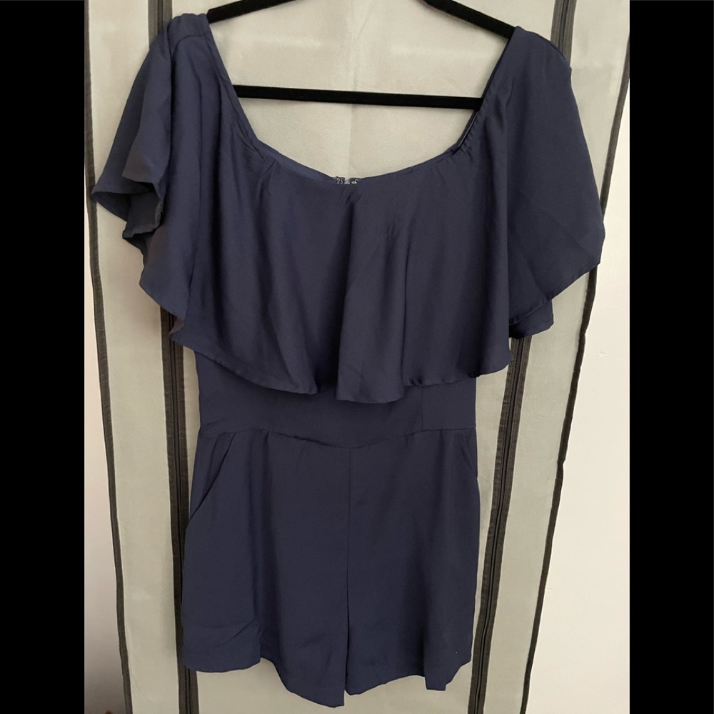 Endless Rose Off the Shoulder Romper. Size M
